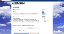 Desktop Screenshot of extremeroutes.blogspot.com