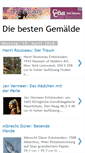 Mobile Screenshot of die-besten-gemaelde.blogspot.com