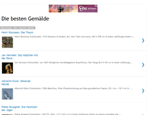 Tablet Screenshot of die-besten-gemaelde.blogspot.com