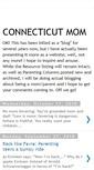 Mobile Screenshot of connecticutmom.blogspot.com