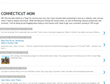 Tablet Screenshot of connecticutmom.blogspot.com