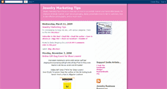 Desktop Screenshot of jewelrymarketingtips.blogspot.com