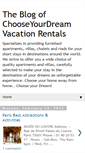 Mobile Screenshot of chooseyourdream-vacation-rentals.blogspot.com