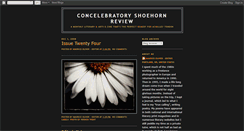 Desktop Screenshot of conshoereview.blogspot.com