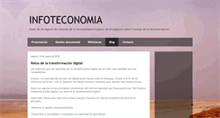 Desktop Screenshot of infoteconomia.blogspot.com