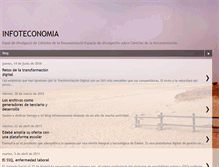 Tablet Screenshot of infoteconomia.blogspot.com