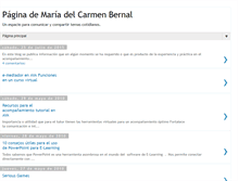 Tablet Screenshot of mariacbernal.blogspot.com