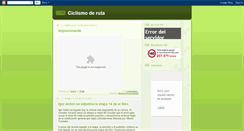 Desktop Screenshot of jaume-ciclismoderuta.blogspot.com