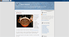 Desktop Screenshot of natesnotions.blogspot.com