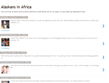 Tablet Screenshot of alaskansinafrica.blogspot.com