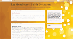 Desktop Screenshot of lesmentheurs.blogspot.com
