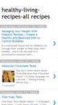 Mobile Screenshot of healthy-living-recipes-allrecipes.blogspot.com