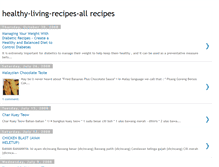 Tablet Screenshot of healthy-living-recipes-allrecipes.blogspot.com