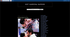 Desktop Screenshot of lovekareenakapoor.blogspot.com