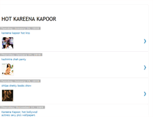 Tablet Screenshot of lovekareenakapoor.blogspot.com