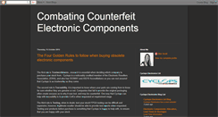 Desktop Screenshot of combatcounterfeitcomponents.blogspot.com