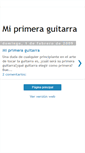Mobile Screenshot of miprimeraguitarra.blogspot.com
