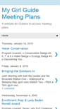 Mobile Screenshot of girlguidemeetingplans.blogspot.com