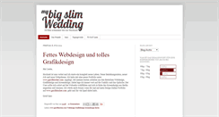 Desktop Screenshot of mybigslimwedding.blogspot.com
