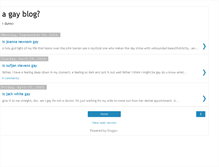 Tablet Screenshot of amiagayblog.blogspot.com