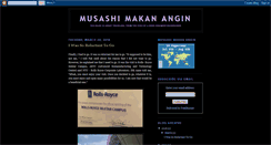 Desktop Screenshot of musashi-makanangin.blogspot.com