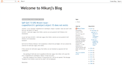 Desktop Screenshot of nikunjthaker.blogspot.com