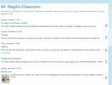 Tablet Screenshot of mrmagillsclassroom.blogspot.com