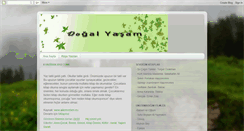 Desktop Screenshot of dogalyasam-selence.blogspot.com