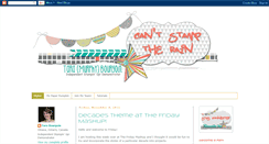 Desktop Screenshot of cantstamptherain.blogspot.com