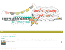 Tablet Screenshot of cantstamptherain.blogspot.com