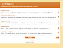 Tablet Screenshot of neuerezepte.blogspot.com