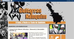 Desktop Screenshot of guitarrasenanquim.blogspot.com