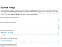 Tablet Screenshot of boomervillage.blogspot.com