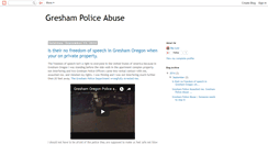 Desktop Screenshot of greshampoliceabuse.blogspot.com