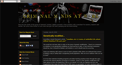 Desktop Screenshot of criminalmindsatwork.blogspot.com