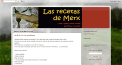 Desktop Screenshot of lasrecetasdemerx.blogspot.com