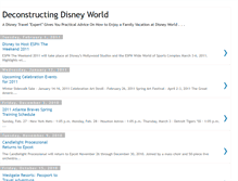 Tablet Screenshot of deconstructingdisneyworld.blogspot.com