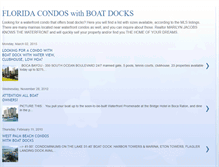 Tablet Screenshot of flboatdockcondos.blogspot.com