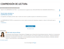 Tablet Screenshot of comprensionlectoraparaenfermeria.blogspot.com