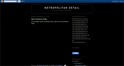 Desktop Screenshot of metropolitanautodetail.blogspot.com