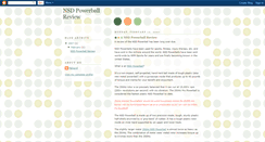 Desktop Screenshot of nsdpowerballreview.blogspot.com