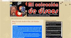 Desktop Screenshot of misdiscoscoleccion.blogspot.com