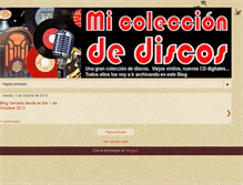 Tablet Screenshot of misdiscoscoleccion.blogspot.com