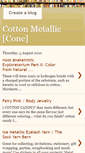 Mobile Screenshot of cottonmetallic.blogspot.com