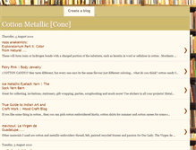 Tablet Screenshot of cottonmetallic.blogspot.com