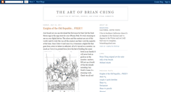 Desktop Screenshot of brianching.blogspot.com