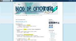 Desktop Screenshot of ortografiabloggers.blogspot.com