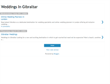 Tablet Screenshot of gibraltar-weddings.blogspot.com