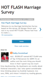 Mobile Screenshot of hotflashmarriagesurvey.blogspot.com