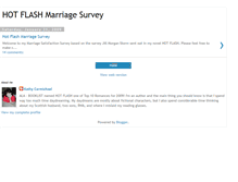 Tablet Screenshot of hotflashmarriagesurvey.blogspot.com